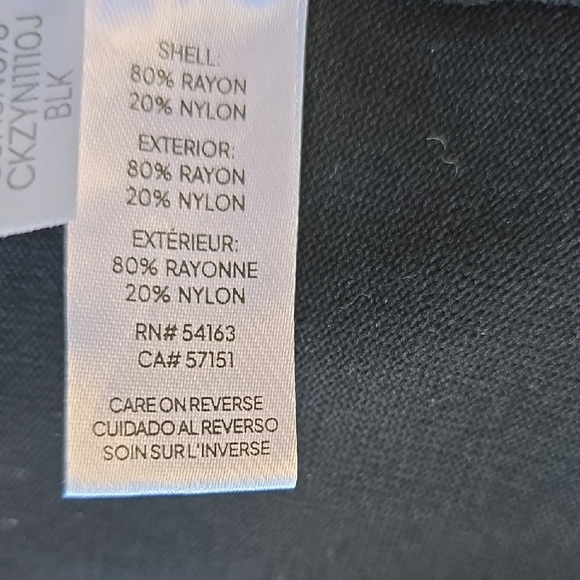 Calvin Klein Black Turtleneck Sweater with Gold Buttons - Picture 6 of 6